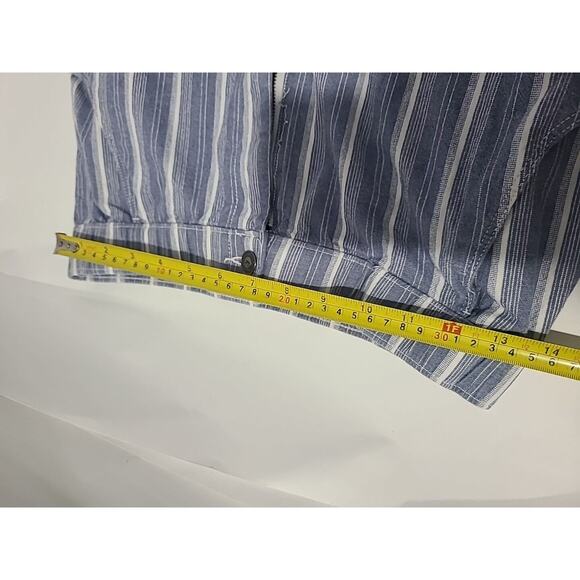 Hollister California, Women's Blue Striped Pants, M - Cotton Blend - Picture 9 of 13